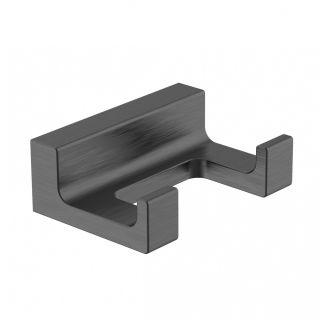 Двойной крючок для ванной Wonzon & Woghand Eclipse WW-9125-GM тёмный графит